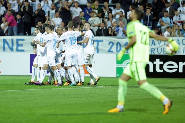 Fußball, EL, HNK Rijeka - AEK Athen UEFA Europa League, group D, HNK Rijeka vs. AEK Athens FC - Rijeka, Croatia 14.09.2017., Rijeka, Croatia - UEFA Europa League, group D, HNK Rijeka vs. AEK Athens FC.  NelxPavletic PIXSELL