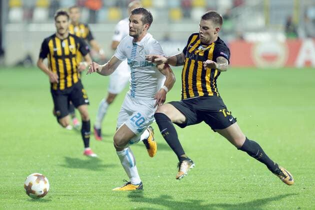 Fußball, EL, HNK Rijeka - AEK Athen UEFA Europa League, group D, HNK Rijeka vs. AEK Athens FC - Rijeka, Croatia 14.09.2017., Rijeka, Croatia - UEFA Europa League, group D, HNK Rijeka vs. AEK Athens FC. Alexander Gorgon.  NelxPavletic PIXSELL