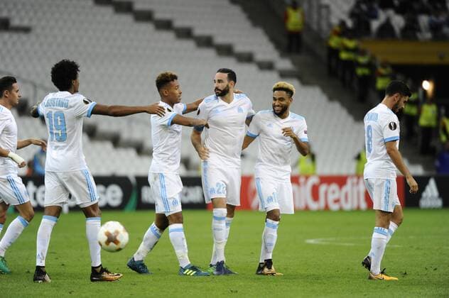 Joie But Rami (OM) FOOTBALL : Marseille vs Konyaspor - Europa League - 14 09 2017 FranckPennant Panoramic 
