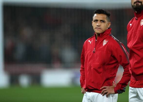 14th September 2017, Emirates Stadium, London, England; UEFA Europa League Group stage, Arsenal versus FC Cologne; Alexis Sanchez of Arsenal warms up  ActionPlus11930017