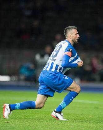 Vedad Ibisevic B Football International UEFA Europe League Season 2017 2018 Group game Hertha BSC Berlin Athletic Club Bilbao in Olympic Stadium in Berlin Germany at 14 09 2017