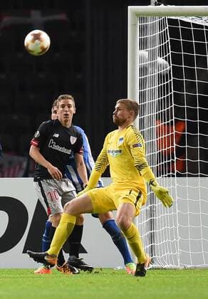 Football men Season 2017 2018 UEFA Europe League Group J 1 Matchday Hertha BSC Athletic Bilbao v l Iker Muniain Athletic Bilbao Parade Goalkeeper Thomas Power Hertha BSC 14 09 2017 Copyright: xMichaelxHundtx xMatthiasxKochx