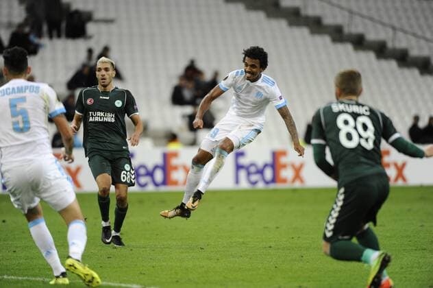 Luiz Gustavo (OM) FOOTBALL : Marseille vs Konyaspor - Europa League - 14 09 2017 FranckPennant Panoramic 