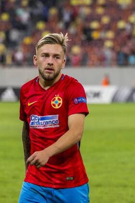 September 14, 2017: Catalin Golofca 22 (FCSB Bucharest) after the UEFA Europa League 2017-2018, Groupe Stage, Groupe G game between FCSB Bucharest (ROU) and FC Viktoria Plzen (CZE) at National Arena Stadium, Bucharest, Romania ROU.  Copyright: xCronos CatalinxSoarex cronoscs14092017104637