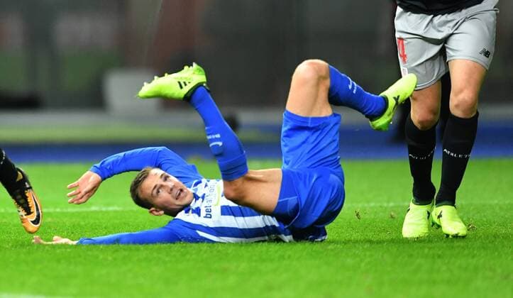 Vladimir DARIDA Hertha BSC disappointed at Bottom Hertha BSC Berlin Athletic Bilbao Europe League Group stage 1 Matchday Football Football Soccer men Men Men Germany Germany Berlin 14 9 2017 Olympic Stadium