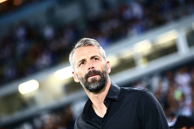 Fußball, EL, Vitoria Guimaraes - Red Bull Salzburg SOCCER - EL, Vitoria vs RBS GUIMARAES,PORTUGAL,14.SEP.17 - SOCCER - UEFA Europa League, group stage, Vitoria Guimaraes SC vs Red Bull Salzburg. Image shows head coach Marco Rose (RBS). GEPAxpictures xFelixxRoittner