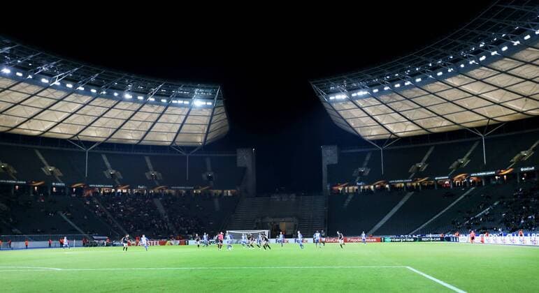 ger UEFA El 2017 2018 Hertha BSC Berlin ger vs Athletic Bilbao ESP 14 09 2017 Olympic Stadium Berlin Europe League Hertha BSC vs Athletic Bilbao in Picture Stadium Interior view nordphotox xEngler nph00076