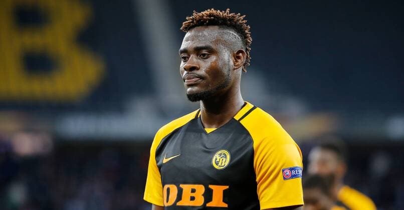 14 09 2017 Stade de Suisse Berne Switzerland Season 2017 2018 men UEFA Europe League Group stage BSC Young Boys Berne Partizan Belgrade Kasim Adams Nuhu Young Boys