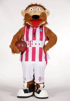 Mascots Bonni Telekom Baskets Bonn 2017 2018 Photo Joern Wolter