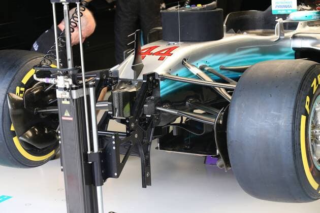 15.09.2017 - Mercedes AMG F1 W08, detail Singapore Grand Prix 14 - 17 September 2017 15.09.2017 - Mercedes AMG F1 W08, detail 