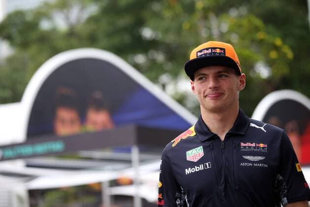 15.09.2017 - Max Verstappen (NED) Red Bull Racing RB13 Singapore Grand Prix 14 - 17 September 2017 15.09.2017 - Max Verstappen (NED) Red Bull Racing RB13 