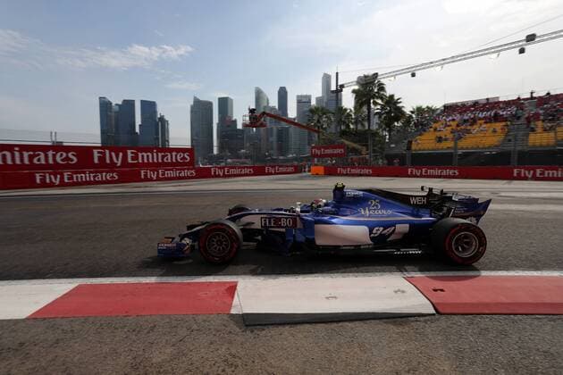 Singapore Grand Prix 14 - 17 September 2017 15.09.2017 - Free Practice 1, Pascal Wehrlein (GER) Sauber C36 