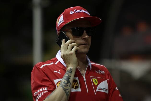 14.09.2017 - Kimi Raikkonen (FIN) Scuderia Ferrari SF70H Singapore Grand Prix 14 - 17 September 2017 14.09.2017 - Kimi Raikkonen (FIN) Scuderia Ferrari SF70H 