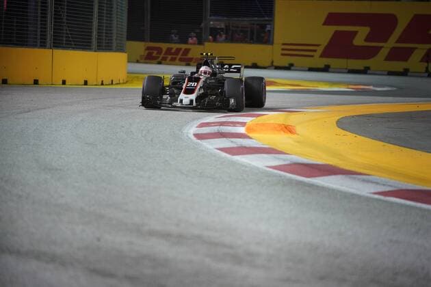 Singapore Grand Prix 14 - 17 September 2017 15.09.2017 - Free Practice 2, Kevin Magnussen (DEN) Haas F1 Team VF-17 