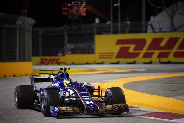 Singapore Grand Prix 14 - 17 September 2017 15.09.2017 - Free Practice 2, Pascal Wehrlein (GER) Sauber C36 