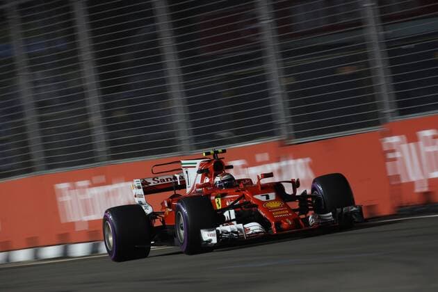 15.09.2017 - Free Practice 2, Kimi Raikkonen (FIN) Scuderia Ferrari SF70H Singapore Grand Prix 14 - 17 September 2017 15.09.2017 - Free Practice 2, Kimi Raikkonen (FIN) Scuderia Ferrari SF70H 