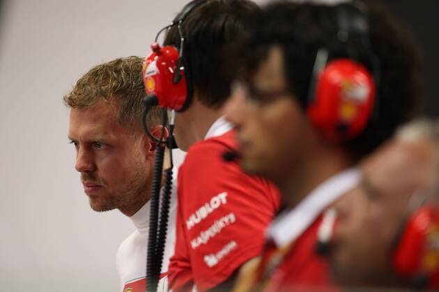 15.09.2017 - Free Practice 2, Sebastian Vettel (GER) Scuderia Ferrari SF70H Singapore Grand Prix 14 - 17 September 2017 15.09.2017 - Free Practice 2, Sebastian Vettel (GER) Scuderia Ferrari SF70H 