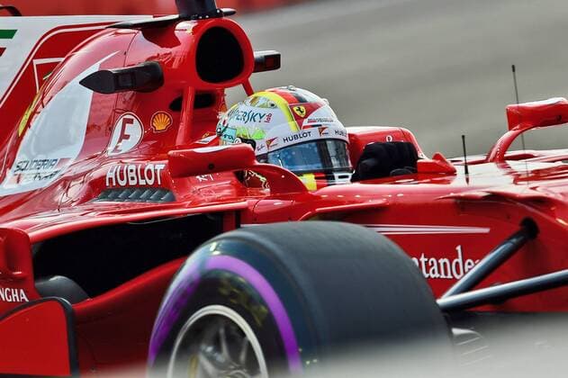 Sebastian Vettel ger 5 Scuderia Ferrari grand Prize from Singapore 2017 1 Free Training motor aviation Formula 1 15 09 2017 Singapore Copyright: xEIBNER JERRYxANDREx EP_JAE