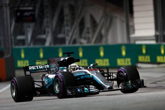 Motorsports: FIA Formula One World Championship WM Weltmeisterschaft 2017, Grand Prix of Singapore, 44 Lewis Hamilton (GBR, Mercedes AMG Petronas F1 Team), Singapore Singapore