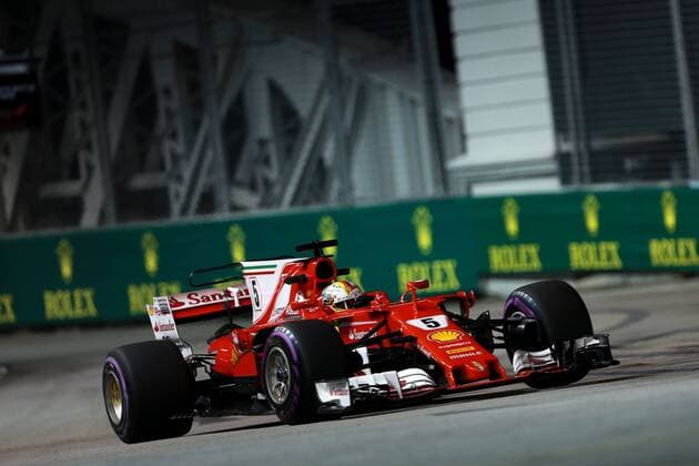 Motorsports: FIA Formula One World Championship WM Weltmeisterschaft 2017, Grand Prix of Singapore, 5 Sebastian Vettel (GER, Scuderia Ferrari), Singapore Singapore