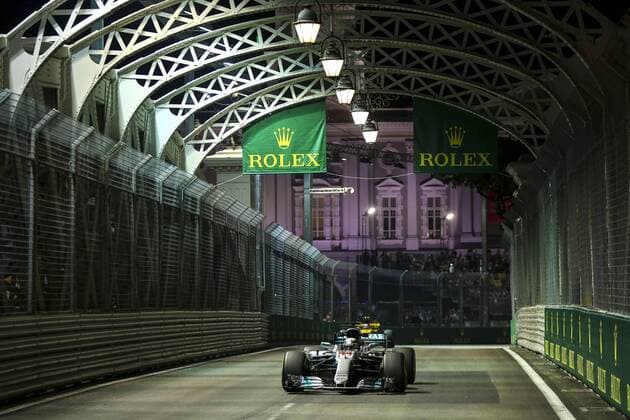 Motorsports: FIA Formula One World Championship WM Weltmeisterschaft 2017, Grand Prix of Singapore, 44 Lewis Hamilton (GBR, Mercedes AMG Petronas F1 Team), Singapore Singapore