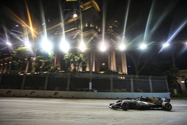 Motorsports: FIA Formula One World Championship WM Weltmeisterschaft 2017, Grand Prix of Singapore, 77 Valtteri Bottas (FIN, Mercedes AMG Petronas F1 Team), Singapore Singapore