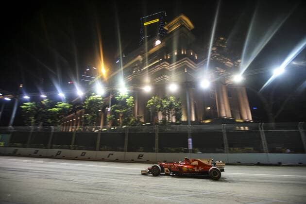 Motorsports: FIA Formula One World Championship WM Weltmeisterschaft 2017, Grand Prix of Singapore, 7 Kimi Raikkonen (FIN, Scuderia Ferrari), Singapore Singapore