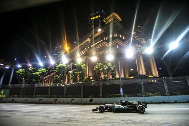 Motorsports: FIA Formula One World Championship WM Weltmeisterschaft 2017, Grand Prix of Singapore, 77 Valtteri Bottas (FIN, Mercedes AMG Petronas F1 Team), Singapore Singapore