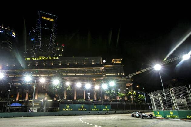 Motorsports: FIA Formula One World Championship WM Weltmeisterschaft 2017, Grand Prix of Singapore, 77 Valtteri Bottas (FIN, Mercedes AMG Petronas F1 Team), Singapore Singapore