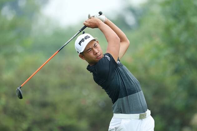BEIJING, CHINA - SEPTEMBER 15: Gunn Charoenkul of Thailand in action during the second round of The Beijing Classic (Golf) as part of China Tour at Beijing Topwin Golf Country Club on September 15, 2017 in Beijing, China.  Copyright: xVCGx CFP111127138326 