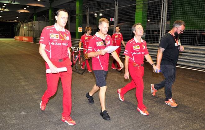 Sebastian Vettel Scuderia Ferrari Formula 1 GP Singapore 15 09 2017 Photo mspb Stefan Schneider Sebastian Vettel Formula 1 GP Singapore