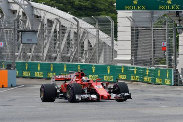 Sebastian Vettel Scuderia Ferrari Formula 1 GP Singapore 15 09 2017 Photo mspb Stefan Schneider Sebastian Vettel Formula 1 GP Singapore