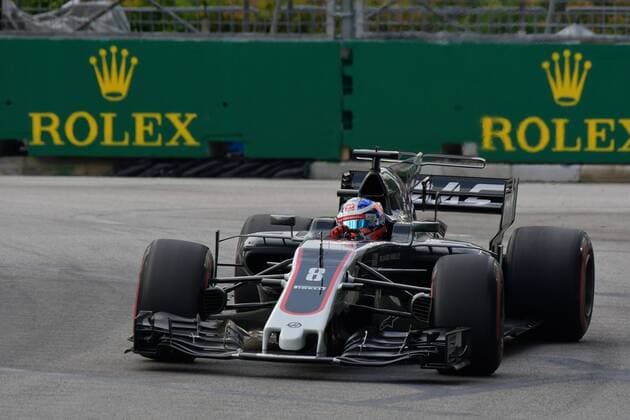 Romain Grosjean Haas F1 team Formula 1 GP Singapore 15 09 2017 Photo mspb Stefan Schneider Romain Grosjean Formula 1 GP Singapore