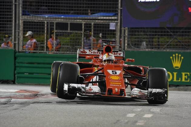 Sebastian Vettel Scuderia Ferrari Formula 1 GP Singapore 15 09 2017 Photo mspb Stefan Schneider Sebastian Vettel Formula 1 GP Singapore