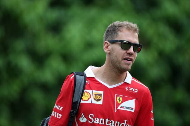 16.09.2017 - Sebastian Vettel (GER) Scuderia Ferrari SF70H Singapore Grand Prix 14 - 17 September 2017 16.09.2017 - Sebastian Vettel (GER) Scuderia Ferrari SF70H 