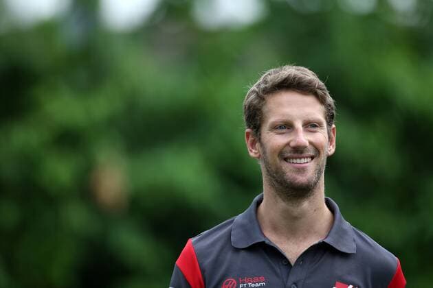 16.09.2017 - Romain Grosjean (FRA) Haas F1 Team VF-17 Singapore Grand Prix 14 - 17 September 2017 16.09.2017 - Romain Grosjean (FRA) Haas F1 Team VF-17 