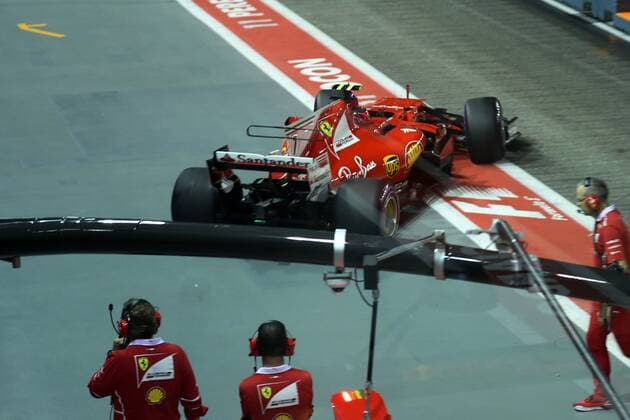 Singapore Grand Prix 14 - 17 September 2017 16.09.2017 - Qualifying, Kimi Raikkonen (FIN) Scuderia Ferrari SF70H 