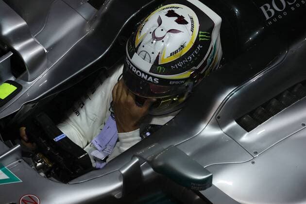 Singapore Grand Prix 14 - 17 September 2017 16.09.2017 - Qualifying, Lewis Hamilton (GBR) Mercedes AMG F1 W08 