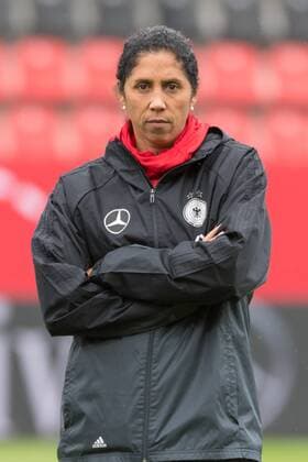 Ingolstadt Germany 16 09 2017 FIFA World Cup Qualifier 2017 18 Season Germany Slovenia Steffi Jones Trainer the DFB Women national team