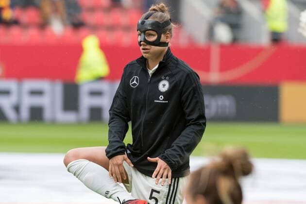 Ingolstadt Germany 16 09 2017 FIFA World Cup Qualifier 2017 18 Season Germany Slovenia Babett Peter ger the Reheat before the Game
