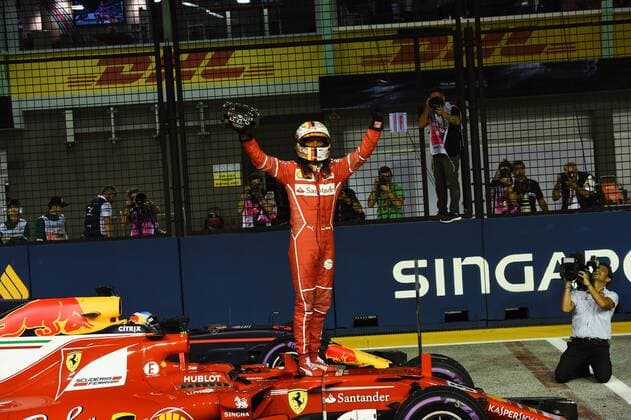 Sebastian Vettel ger 5 Scuderia Ferrari grand Prize from Singapore 2017 Qualifying motor aviation Formula 1 16 09 2017 Singapore Copyright: xAndre Eibner-Pressefotox EP_JAE