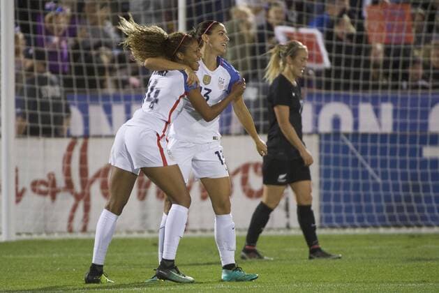 September 15, 2017 - Commerce City, Colorado, USA - Commerce City, Colorado - Friday September 15, 2017: The USWNT takes on the New Zealand Women s National Football Team at Dick s Sporting Goods Park. Alex Morgan - ZUMAt139 20170915_zaa_t139_094 Copyright: xJamiexSchwaberowx