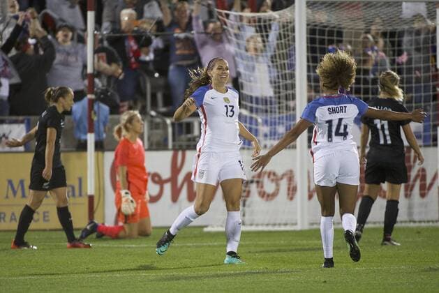 September 15, 2017 - Commerce City, Colorado, USA - Commerce City, Colorado - Friday September 15, 2017: The USWNT takes on the New Zealand Women s National Football Team at Dick s Sporting Goods Park. Alex Morgan - ZUMAt139 20170915_zaa_t139_105 Copyright: xJamiexSchwaberowx