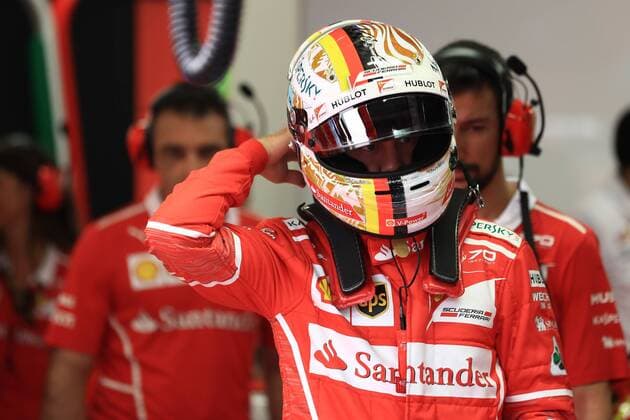 16th September 2017, Marina Bay Street Circuit, Singapore; Singapore Formula One Grand Prix, Saturday Qualifying; Sebastian Vettel - Scuderia Ferrari  ActionPlus11931072