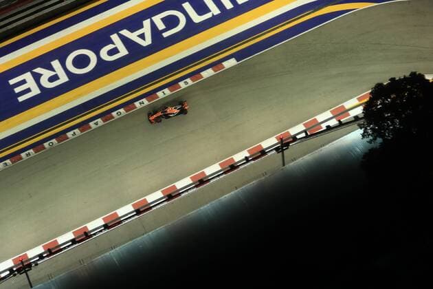 16th September 2017, Marina Bay Street Circuit, Singapore; Singapore Formula One Grand Prix, Saturday Qualifying; Stoffel Vandoorne - McLaren Honda  ActionPlus11931100