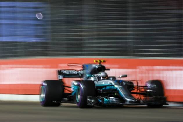 Motorsports: FIA Formula One World Championship WM Weltmeisterschaft 2017, Grand Prix of Singapore, 77 Valtteri Bottas (FIN, Mercedes AMG Petronas F1 Team), Singapore Singapore