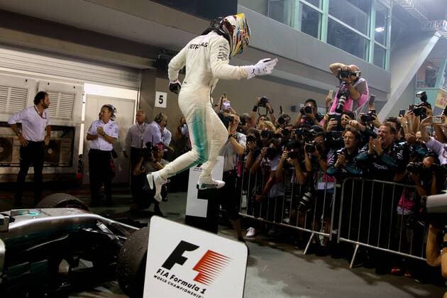 Motorsports: FIA Formula One World Championship WM Weltmeisterschaft 2017, Grand Prix of Singapore, 44 Lewis Hamilton (GBR, Mercedes AMG Petronas F1 Team), Singapore Singapore