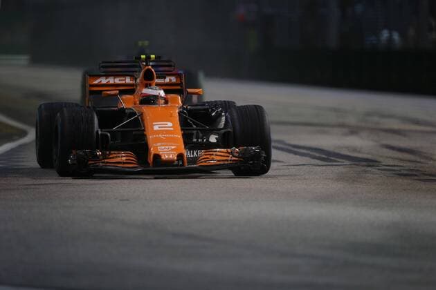 17.09.2017 - Race, Stoffel Vandoorne (BEL) McLaren MCL32 Singapore Grand Prix 14 - 17 September 2017 17.09.2017 - Race, Stoffel Vandoorne (BEL) McLaren MCL32 