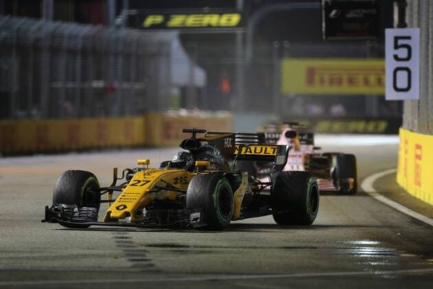 17.09.2017 - Race, Nico Hulkenberg (GER) Renault F1 Team RS17 Singapore Grand Prix 14 - 17 September 2017 17.09.2017 - Race, Nico Hulkenberg (GER) Renault Sport F1 Team RS17 