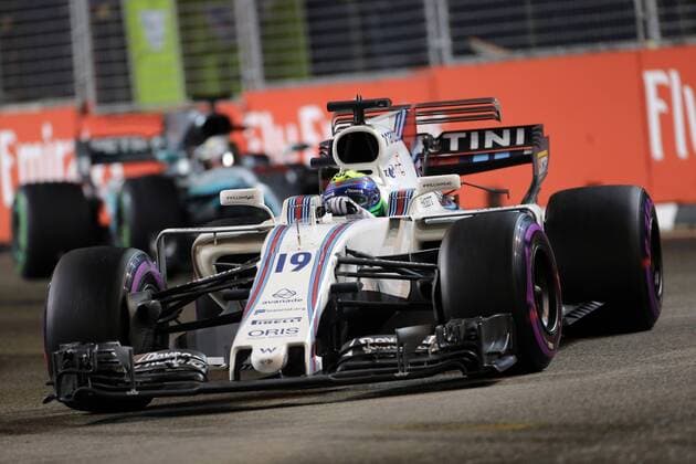 17.09.2017 - Race, Felipe Massa (BRA) Williams FW40 Singapore Grand Prix 14 - 17 September 2017 17.09.2017 - Race, Felipe Massa (BRA) Williams FW40 
